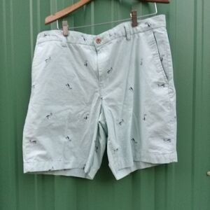 Men's Chaps Mint Green Seafoam Green Shirts with Pelicans Size 38